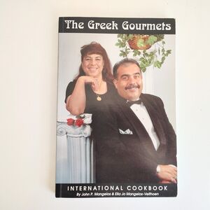 Vintage Signed Soft Back The Greek Gourmets International Cookbook